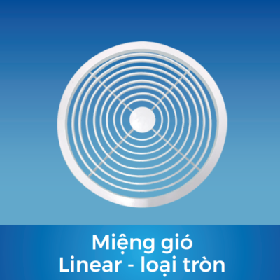Miệng gió linear loại tròn