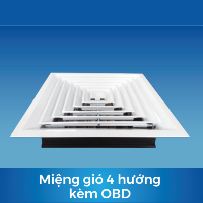Miệng gió 4 hướng kèm OBD